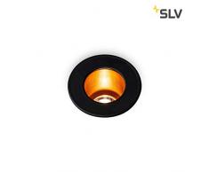 SLV Triton Mini Plafonnier encastrable, aluminium, noir/or