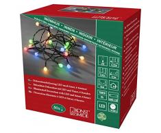 Konstsmide 1492-507 Guirlande Lumineuse avec Globes à LED, Plastique/,, 3 W, Multicolore