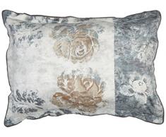Designers Guild - Damasco Taie doreiller Satin de Coton Graphite 50 x 75 cm