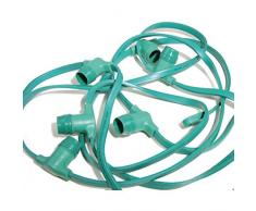 Autour de Minuit 5EEX417 Guirlande B22 Caoutchouc Longueur9m, Vert