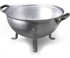 Unbekannt Faitout Aluminium Agnelli Passoire 3 Pieds cod.Alma 11540 40 Cm