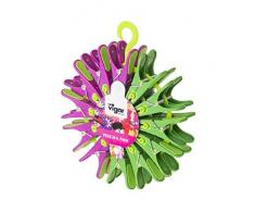 vigar Set Pince Ã Linge 24Â unitÃ©s. Flower Power