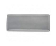 DEGRENNE - Modulo color plat rectangulaire, Porcelaine, Gris Perle