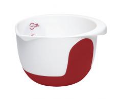 Emsa MIX & BAKE Bol à mixer 2,0 L Blanc/Rouge