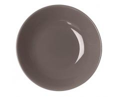 Excelsa Trendy Assiette Creuse, cÃ©ramique, 20Â x 20Â x 4Â cm 20x20x4 cm Gris