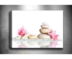 Bonamaison Peinture sur toile, multicolore, 50 x 70 cm - Conçu et fabriqué en Turquie