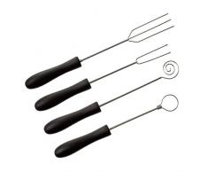 Louis Tellier ID5000 Lot de 4 Fourchettes Ã Chocolat