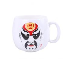 lachineuse Grande Tasse Theme OpÃ©ra de PÃ©kin - Masque Blanc