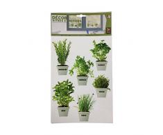 Plage 150415 ELECTROSTATIQUE -Plantes aromatiques, Plastique, Vert et Blanc, 21x29,7cm