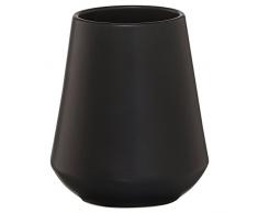 Sealskin Becher Conical Schwarz Tasse, Porcelaine, Noir, 11,1 x 9,5 x 9,5 cm