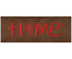 Unbekannt LS de Mats Paillasson Motif Home Love Premium, Microfibre, Multicolore, différentes Tailles, Microfibre, Mehrfarbig, 67x170cm