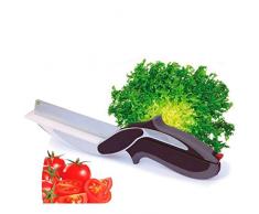 COUPE EXPRESS SLICE41 TELESHOPPING, Acier Inoxydable, Noir, 25 x 7 x 2 cm