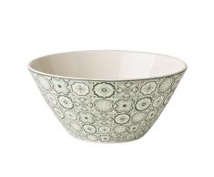 Villeroy & Boch Modern Dining Jade Caro Bol, 750 ml, Porcelaine Premium, Blanc/Vert