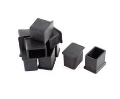 Sourcingmap en Caoutchouc 20Â x 30Â mm Meubles Chaise Table Pied Leg Cover Protector 10Â pcs