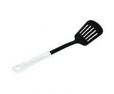 Fackelmann 49232 Spatule ajourée Arcadalina 34cm en PP/Nylon, Blanc/Noir, 34 x 8 x 5 cm