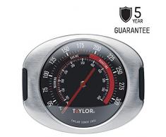 Taylor Pro Thermomètre de four avec pince de suspension en acier inoxydable 9 x 8,5 cm