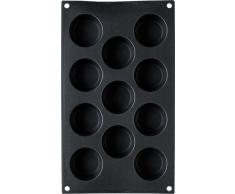 Patisse 2048479 Moule à Mini Muffins Starflex 11 pièce Autre, Noir Paillette