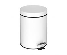 Croydex AJ667322 Poubelle 5 L Blanc