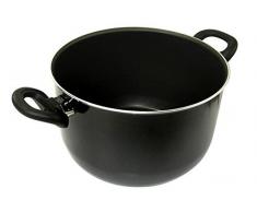 Ballarini Firenze, Faitout 2 Manches, Cortan, Noir, Diamètre 22 cm