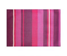 dÃ©corline set de table 32x47cm pvc silky raye prune