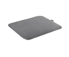 Metaltex 32048026080 Tapis de séchage pour évier-Softex, Polyester et Coton, Gris, 40 x 45 cm