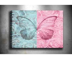 Bonamaison Peinture sur toile, multicolore, 30 x 40 cm - Conçu et fabriqué en Turquie