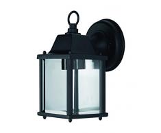 LEDVANCE Endura Classic Lantern Square | Applique Extérieure | Noir | Culot E27 | Petit modèle | Etanche IP44