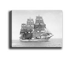 Bonamaison Peinture sur toile, multicolore, 50 x 70 cm - ConÃ§u et fabriquÃ© en Turquie