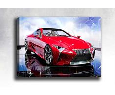 Bonamaison Peinture sur toile, multicolore, 70 x 100 cm - Conçu et fabriqué en Turquie