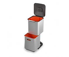 Unité de Séparation des Déchets et de Recyclage Joseph Joseph totem Compact 40 litres - Acier Inoxydable