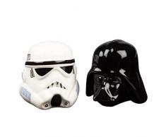 Star Wars Rogue One Dark Vador et Storm Trooper, Poivrier et Saliere, Céramique, Noir, 14 x 9,5 x 13,3 cm