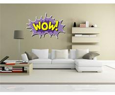 pinkelephant Autocollant Mural Comic 074 â Funny Scene Wow. â Sticker Mural 58 x 38 cm