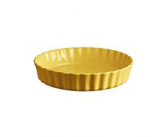 Emile Henry Plat à Tarte Céramique Jaune Provence 28 x 28 x 5,5 cm