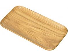 Une domo Pv-liv-1190Â Point-Virgule rectangulaire Plateau de service Couleur 22Â x 12Â cm, bois, marron