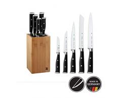 WMF 1891749992 Bloc Ã Couteaux 6 PiÃ¨ces, Acier, Noir, 35,5 x 28 x 19,5 cm