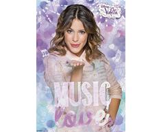 Empire Interactive Violetta Poster Motifâ¯: Music, Love + Accessoires Bunt