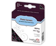 Coins Photo Autocollants 3L, Noir , Taille Unique