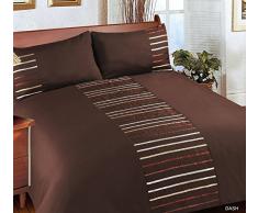 Rapport Parure de lit de Manhattan, Marron, Simple