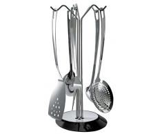 Bugatti GLNU-02160 Glamour Table Set de 6 PiÃ¨ces des Ustensiles SAN Noir 17 x 17 x 41 cm