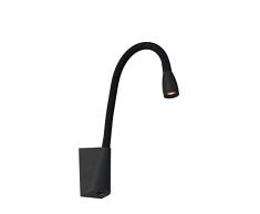Lucide GALEN-LED - Applique Murale - LED - 1x3W 3000K - Noir