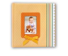 Zep S.r.l RN242420R Album Photo Traditionnel 40 Pages 24 x 24 Ribbon Orange
