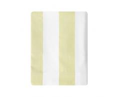 Essix - Drap Plat Holidays Satin de coton Pistache 240 x 300 cm