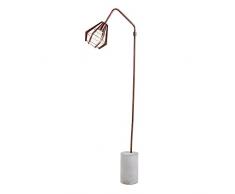 Versanora Rustica lampadaire lampe sur pied lampe de sol cuivrÃ©e avec ciment