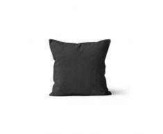 Soleil docre Alix Housse, Coussin, Polyester, Gris, 60 x 60 cm