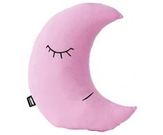 Paparajote Factory Moon XL Coussin dallaitement en Forme de Grande Lune DÃ©houssable 70Â x 37Â cm 68 x 25 x 37 cm Chicle