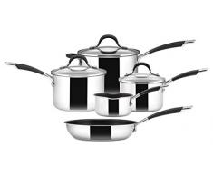 Circulon Momentum Casserole, Acier Inoxydable, Acier Inoxydable, Silver, 5-Piece