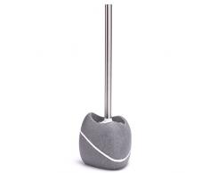 MSV 141544 Zen Brosse WC Gris 36,5 x 0,1 cm