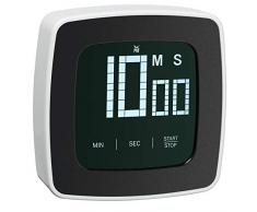 WMF 608901040 Minuteur numérique, Acier Inoxydable, Multicolore, 10 x 9 x 3,5 cm
