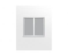 Soleil dOcre 042543 Dolly Paire de Brise Bise Polyester Gris Clair 45 x 90 cm