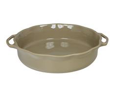 Appolia 113034019 DÃ©lices Plat Rond CÃ©ramique Gingembre 34 x 29,6 x 6,5 cm